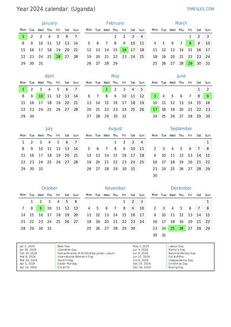 Uwa Academic Calendar